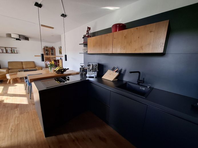 Zentrales Penthouse in Waiblingen mit großer Dachterrasse – Küche