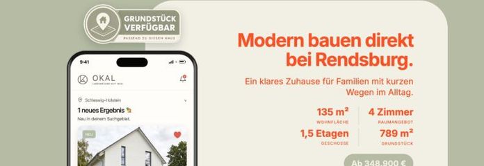 Modern bauen direkt bei Rendsburg