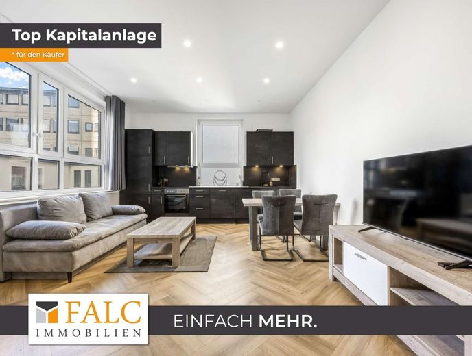 Attraktives Investment im Bremer Bahnhofsviertel - Perfekt für Ferienvermietung – Wohnzimmer