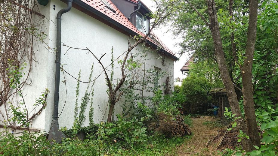 Quiet house in Munich Pasing on a large plot – Ostseite