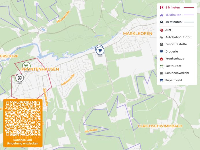 Neuwertiger Bungalow mit Einliegerwohnung &amp; hoher Energieeffizienz – Lageplan