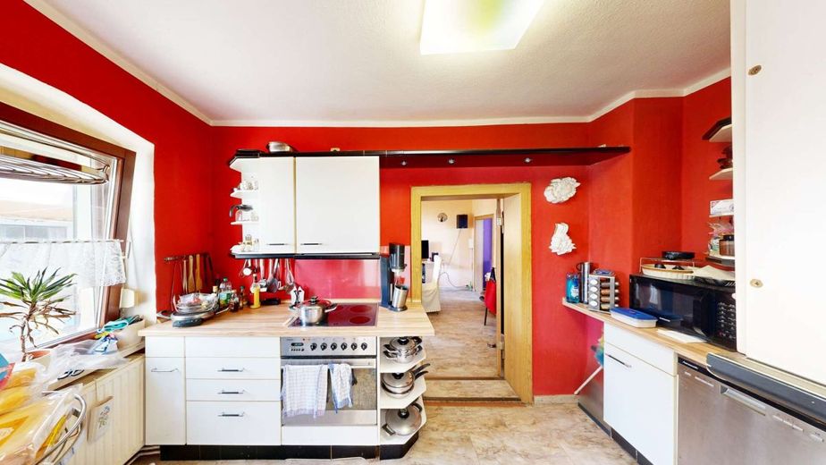 Schnäppchenpreis  stilvolles bezugsfertiges Zuhause in Barby mit Hof, Garage &amp; Nähe zur Natur – Erdgeschoss_Küche