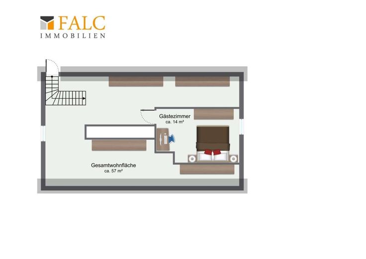 Historisches Hofensemble mit Wohnhaus, Scheune, Garten und Entwicklungspotenzial – Grundriss Dachgeschoss