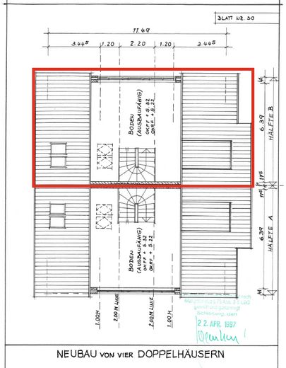 Grundriss Dachgeschoss