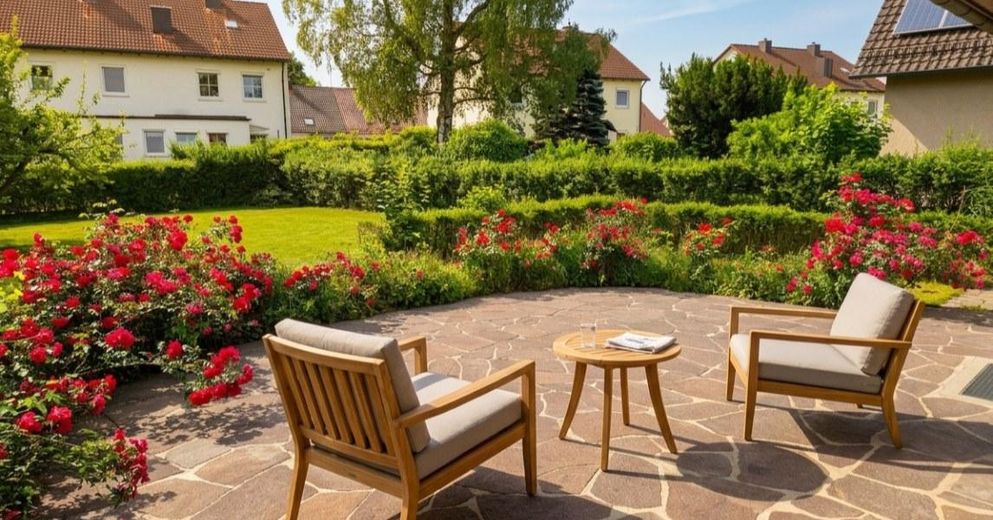 NEU - Saniertes Einfamilienhaus mit sehr viel Platz, Südgarten – Terrasse mit Südgarten