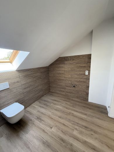 Grande giardino, tecnologia moderna, brevi distanze – la vostra casa a Leopoldshöhe-Asemissen – Badezimmer