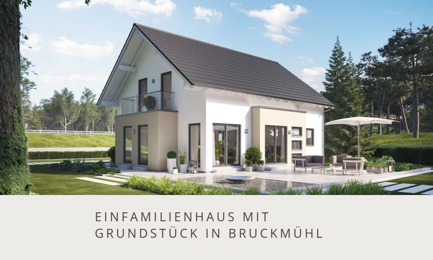 Ihr Traumhaus in Bruckmühl: Naturnah wohnen und ankommen – Ansicht mit Sonderbauteilen