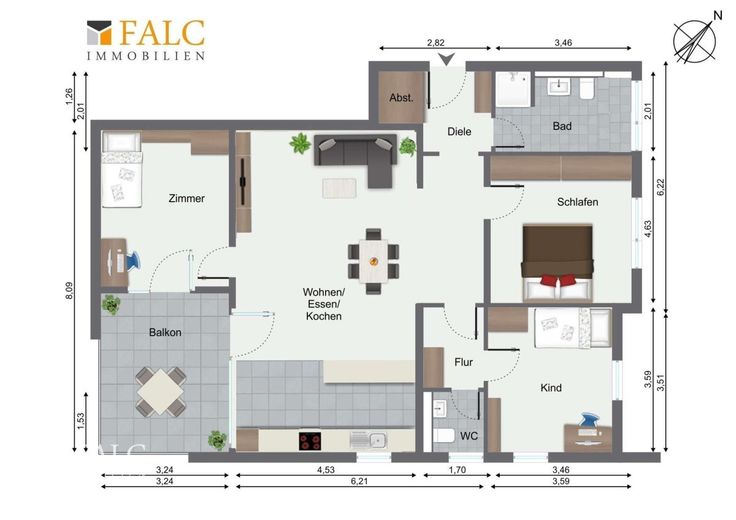 Ihr neues Zuhause in Öhringen - FALC Immobilien Heilbronn – Grundriss