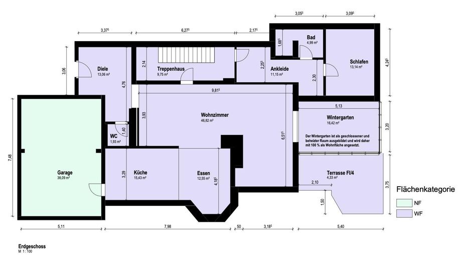 Ihr neues Zuhause in Grünwald: Großzügiges Einfamilienhaus ab Herbst verfügbar – Grundriss Erdgeschoss