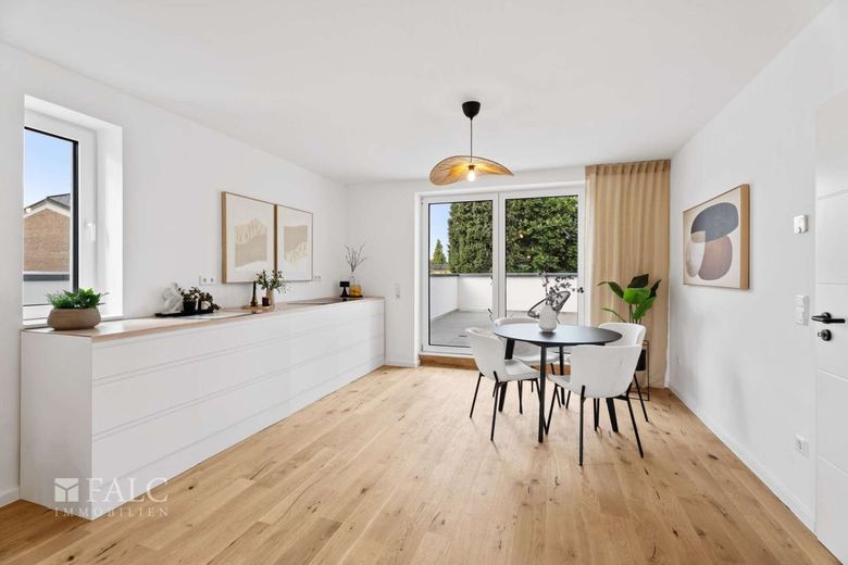 SAARN: Wohnen mit Freiraum - sanierte 3-Zimmer-Wohnung und großzügige Dachterrasse – Esszimmer