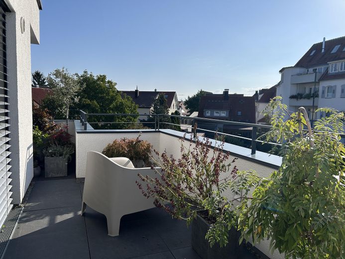 Esclusivo attico in posizione centrale a Kirchheim unter Teck – Terrasse
