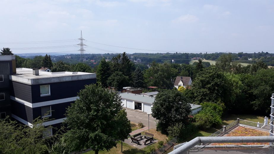 Blick vom Balkon