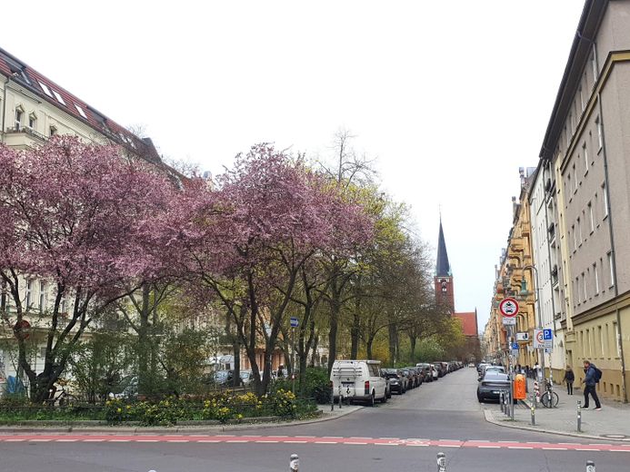 Große Dachgeschosswohnung im ruhigen Gartenhaus mit Terrasse–mitten im Samariterkiez/Friedrichshain – Bänschstraße