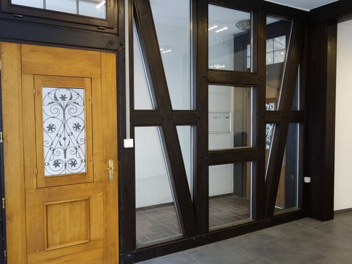 EG Verkaufsraum Glasfachwerk