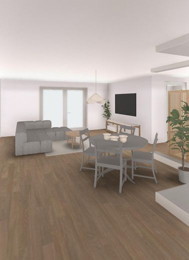 Nachhaltig Wohnen am Luftkurort - Moderne 3-Zimmer-Neubauwohnung – Beispielbild