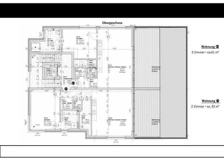 Exclusivo apartamento de obra nueva de 2 habitaciones con terraza y ascensor en ubicación de primera categoría – Grundriss 1. Obergeschoss