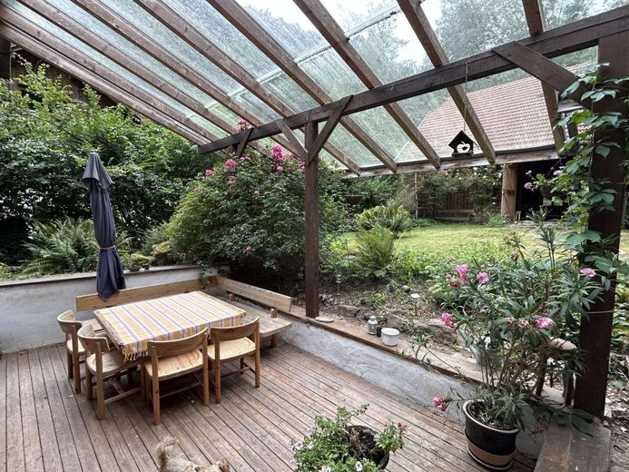 Dornröschen am Bachlauf - Ruhige Lage, kein Durchgangsverkehr - Traumhaft Natur erleben! Aussteiger! – Terrasse