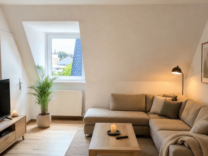 Charmante Dachgeschosswohnung in einer gepflegten Altstadtvilla mit EBK und Carport – फोटो 1