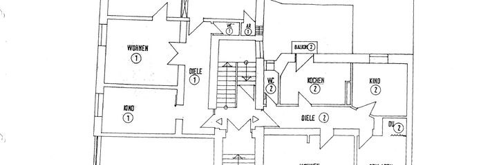Grundriss Wohnung Nr. 1