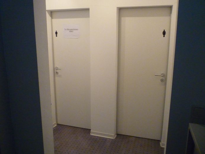 Separate Toilettenbenutzung