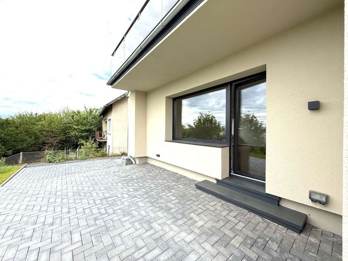 ***Wohnen am Wieter - Erstbezug einer barrierefreien 3 Zimmer Wohnung nach KfW55 Sanierung*** – Terrasse