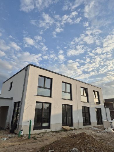 Doppelhaushälfte Neubau in Gehrden/Northen – Ansicht hinten