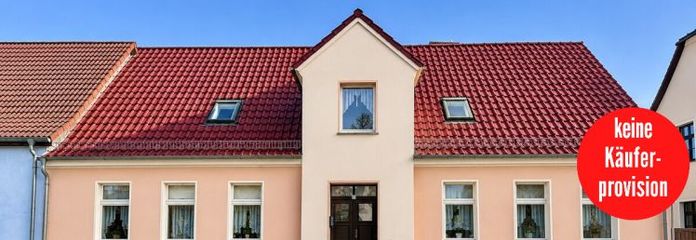 HORN IMMOBILIEN ++ großes Einfamilienhaus in Brüssow bei Löcknitz