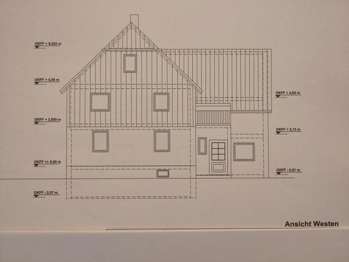 Ansicht Westen (Strasse)