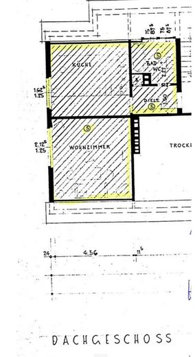 2 Zimmer Wohnung in Siegen-Giersberg – Grundriss