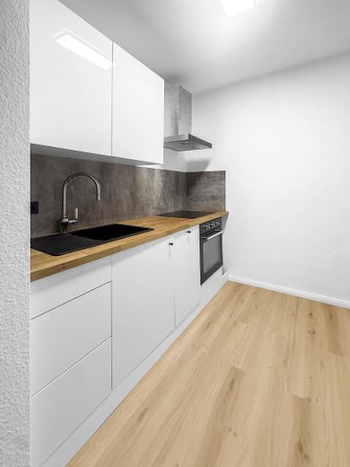 Prima occupazione dopo la ristrutturazione: appartamento luminoso con dotazioni moderne – Küche mit Spülmaschine