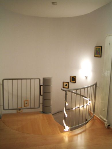 Treppe zum Obergeschoss