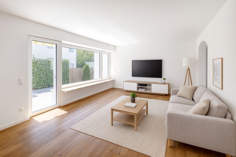 Wohnzimmer EG visualisiert