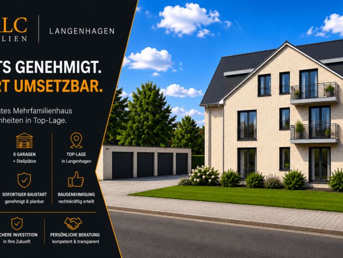 Baugenehmigtes MFH in Langenhagen – Investitionsmöglichkeit mit sofortigem Entwicklungspotenzial – Foto 1