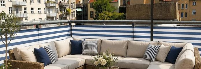 visual  sonnige Dachterrasse
