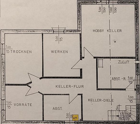 Ухоженный односемейный дом с большим садом в Hamburg-Lemsahl-Mellingstedt – Grundriss Keller