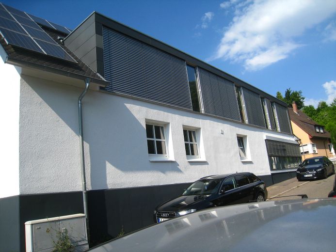 Fensterfront von Süden