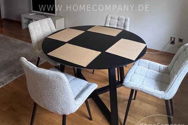 Gepflegte möblierte 3-Zimmer-Wohnung mit großem Balkon in ausgezeichneter Lage in Haidhausen