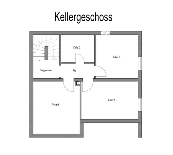 Просторная квартира площадью 136 м² на первом этаже с собственным садом – Grundriss KG