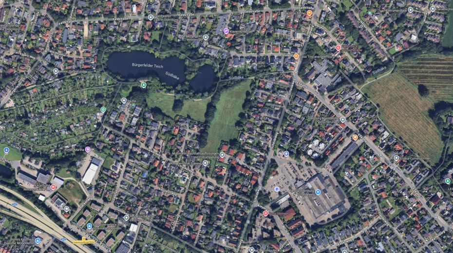 Attraktives Baugrundstück in Grüner Bestlage // Bauträger-Frei // Bürgerfelde // Oldenburg – Google-Maps_Hackenweg
