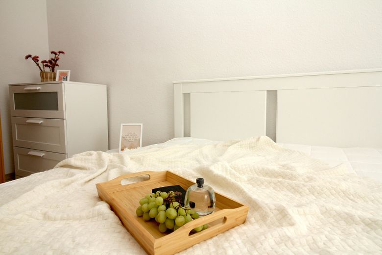 Schlafzimmer mit Doppelbett