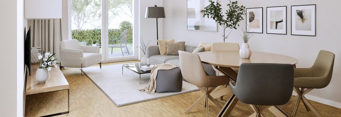 Wohn- Esszimmer