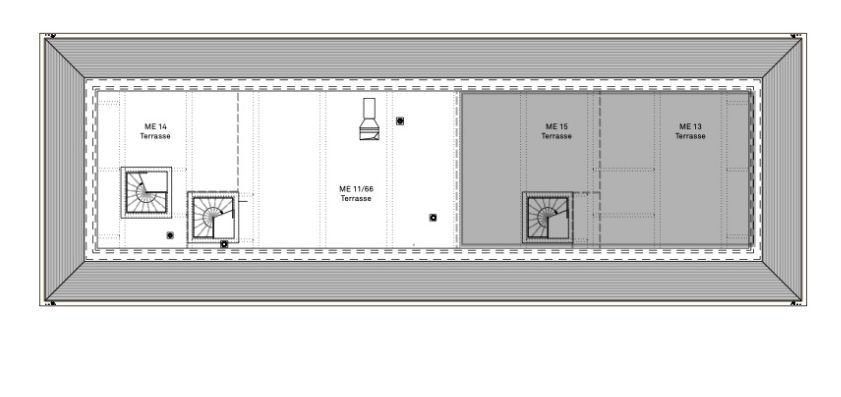 Innovation trifft Komfort: Modernes Büro mit Panorama-Dachterrasse  zu vermieten – GR Dachterrasse