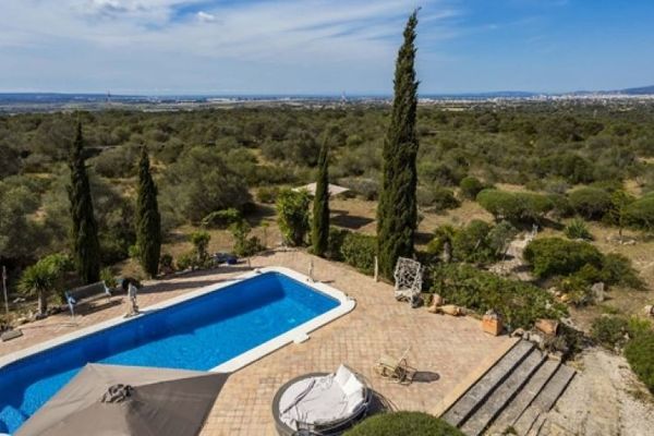 Villa mit spektakulärem Blick bis zum Meer in Marratxi, Palma de Mallorca zu verkaufen