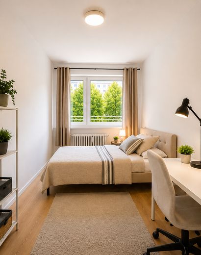 Tolles Zimmer in neu gegründeter 4-Zimmer-WG - Erstbezug nach Sanierung! – Zimmer 1
