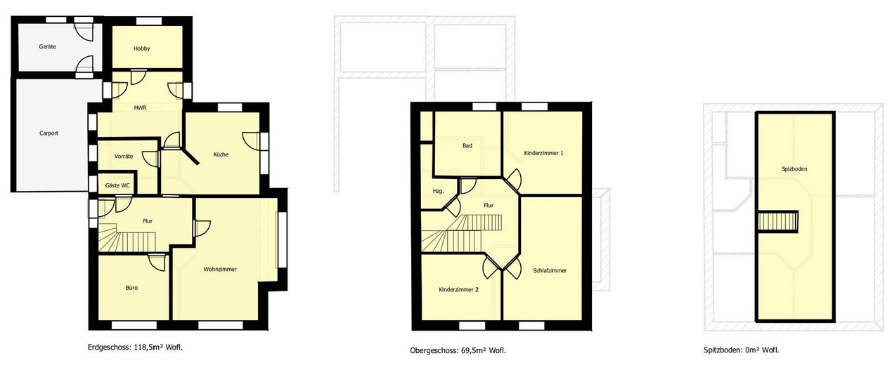 Provisionsfrei: Großzügiges Einfamilienhaus mit Südterrasse und Garten in Jaderberg – Grundriss