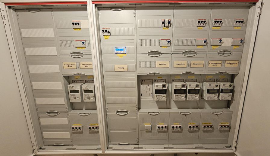 Zählerschrank Keller für 6 WE