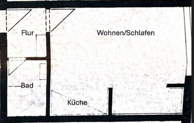 Zeichnung 1 Zi. Wg.