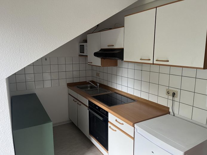 Geismar yakınında IGS, Kiesseestraße: Güzel 2 odalı daire Kie çatı katı sol E6 – Küche