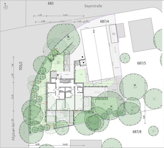 Gewerbefläche im Neubau in Augsburg-Göggingen – individuell nach Mieterwunsch planbar – Lageplan