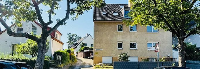 Wertbeständiges Mehrfamilienhaus mit langfristigem Entwicklungspotenzial – provisionsfrei – Frontansicht